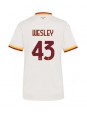 AS Roma Wesley Franca #43 Venkovní Dres pro Dámské 2026-27 Krátký Rukáv